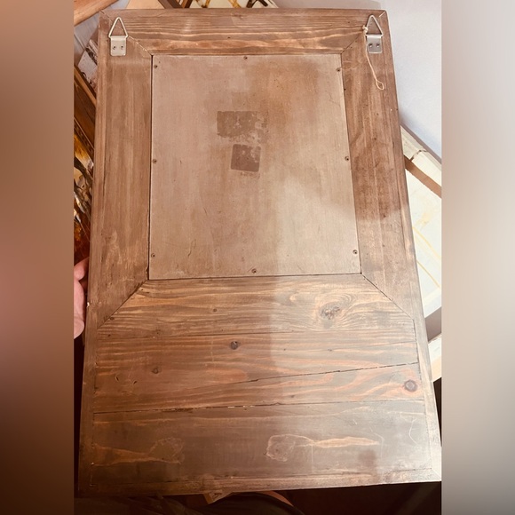 Hanging Mail holder with wire basket - EUC - Picture 3 of 3